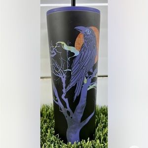 🎃 2022 Starbucks Halloween Raven Moon Cold Cup Target Exclusive 24oz Tumbler